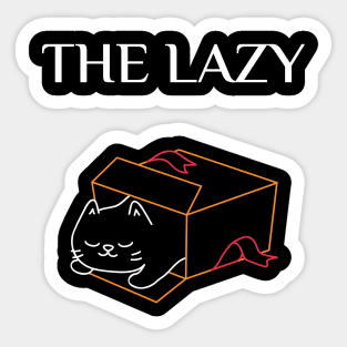 funny matching family pajama, the lazy Sticker